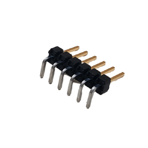 MOLEX 90121-0766 CONNECTOR HEADER 6 POS C-GRID III, SINGLE ROW, RIGHT ANGLE 2.54MM (.100") PITCH