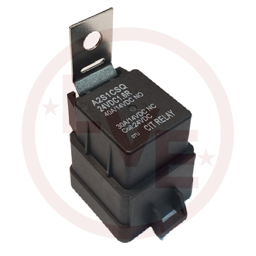 RELAY 24VDC 10/20A SPDT W/BRACKET &amp; RESISTOR PLUG IN MINI AUTOMOTIVE RELAY