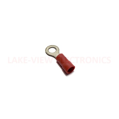 TERMINAL RING 22-18 AWG #8 STUD INSULKRIMP