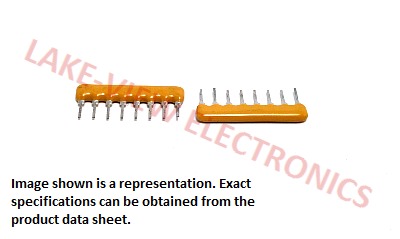 RESISTOR NETWORK 10K OHM 8P7R 2% SIP