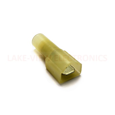 TERMINAL QDC MALE COUPLER 12-10 AWG .250X.032 FULLY INSULATED YELLOW INSULKRIMP