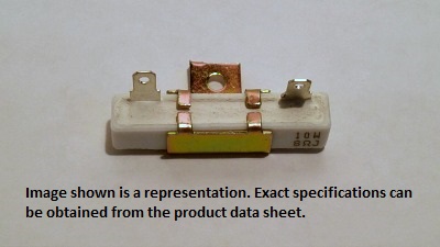 8 OHM 10W 5% CEMENT RESISTOR W/TABS &amp; MTN BRKT BULK