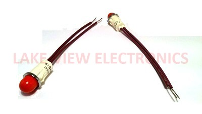 INDICATOR LAMP 28V RED INCAND 0.50" MNT HOLE