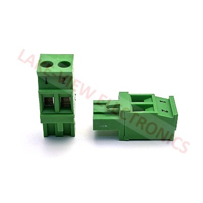TERMINAL BLOCK 2POS 5.08P IMPRINTED STRAIGHT PLUGGABLE GREEN