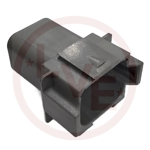 CONNECTOR 8 POS RECPTACLE HOUSING GRAY