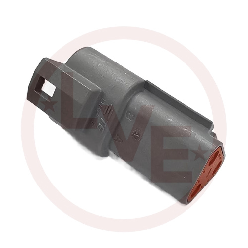 DEUTSCH DT04-3P CONNECTOR 3 POS RECEPTACLE HOUSING GRAY