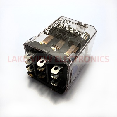 RELAY 24VDC 13A 3PDT PLAIN COVER Q.C. TERMINALS GENERAL PURPOSE RELAY