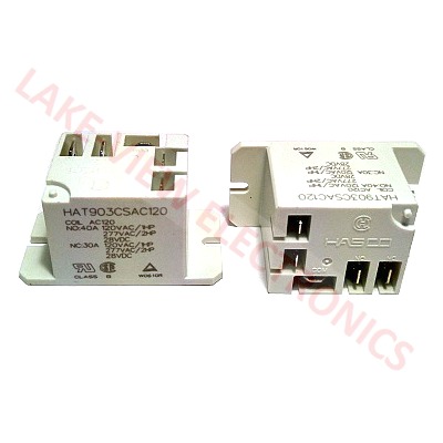 HASCO HAT903CSAC120 RELAY 120VAC 40A SPDT SEALED QDC W/FLG MT  POWER RELAY