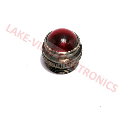INDICATOR LENS CAP RED CONVEX