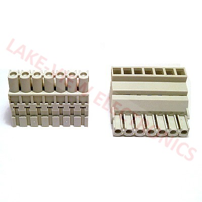 TERMINAL BLOCK 7POS 5.08P 90DEG IDC GREY