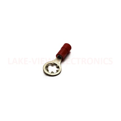 TERMINAL RING STAR 22-18 AWG #10 STUD INSULKRIMP