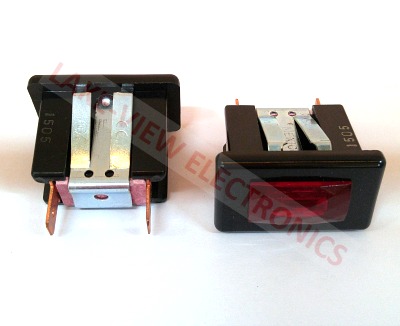 INDICATOR 125V RED NEON 0.250" Q.C. TABS PNL MT LIGHT
