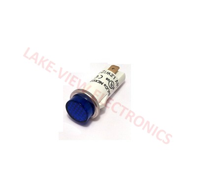INDICATOR 14V BLUE INCAND 0.187" Q.C. TABS PNL LIGHT