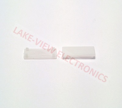 INDICATOR LENS WHITE FLAT LEXAN TRANSLUCENT