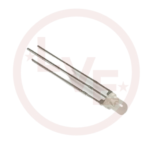 LED 3MM GREEN 565NM/RED 627NM DIFFUSED W/WHITE LENS