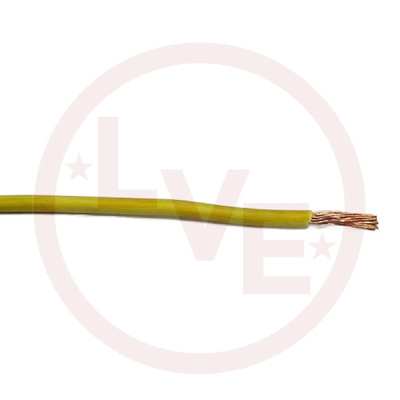 WIRE 16AWG TFFN 26/30 STRD BC YELLOW