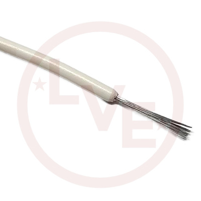 WIRE 18AWG UL1015 16/30 STRD TC WHITE