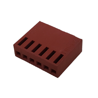 CONNECTOR HEADER RECEPTACLE 6 POS CRIMP TERMINAL HSG .100P