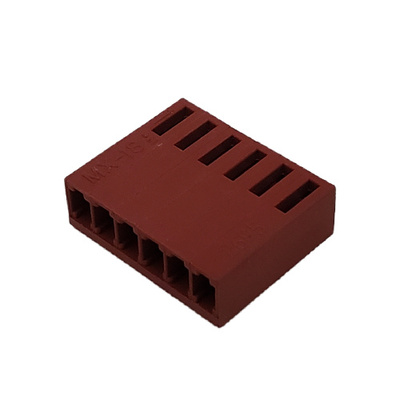 CONNECTOR HEADER RECEPTACLE 6 POS CRIMP TERMINAL HSG .100P