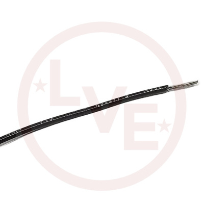 WIRE 24AWG UL1007/1569 7/32 STRD TC BLACK