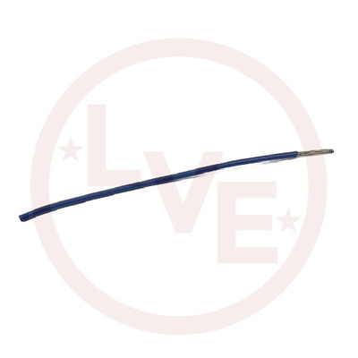 WIRE 20AWG UL1015 10/30 STRD TC BLUE