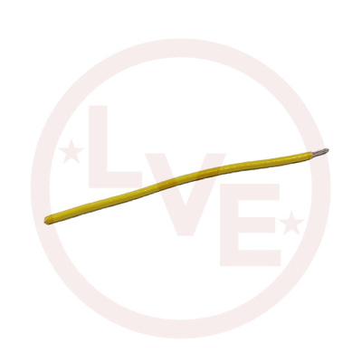 WIRE 18AWG UL1015 16/30 STRD TC YELLOW