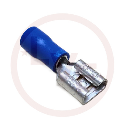 TERMINAL QDC FEMALE 16-14 AWG .250X.032 PVC BLUE