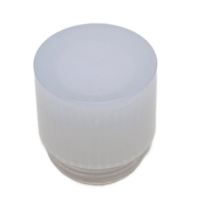 INDICATOR LENS CAP FLAT TOP TRANSLUCENT MILKY WHITE